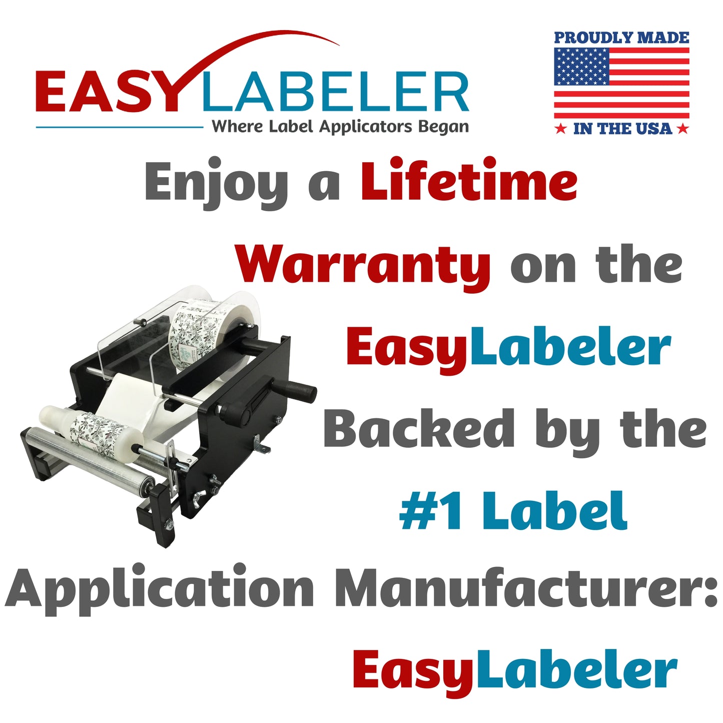 Label Applicator Machine For Cans & Containers | Product Diameters Between 1.5 & 8.0 Inches | Easy Labeler HC8