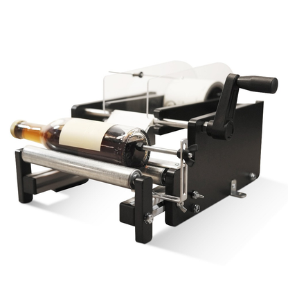 Label Applicator Machine For Round & Small Bottles, Containers & Cans | Product Diameters Between 1.5 to 5.0 Inches | Easy Labeler HC6