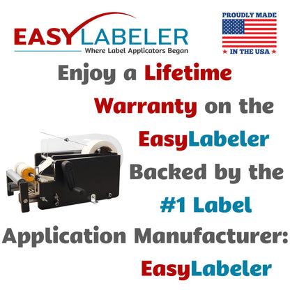 Label Applicator Machine For Small Tubes & Containers | Product Diameters Between 0.5 to 5.0 Inches | Easy Labeler WR5